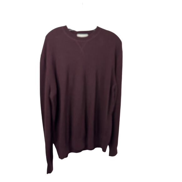 H&M EDITION Men's Long Sleeve Sweater Burgundy - Picture 1 of 4